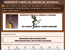 Tablet Screenshot of imhotepvirtualmedsch.com